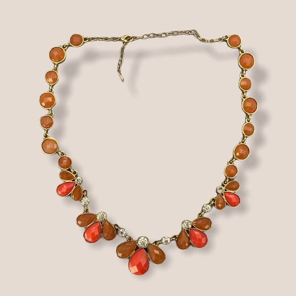 Dry Goods pink floral gem necklace (NWOT) - Picture 2 of 6